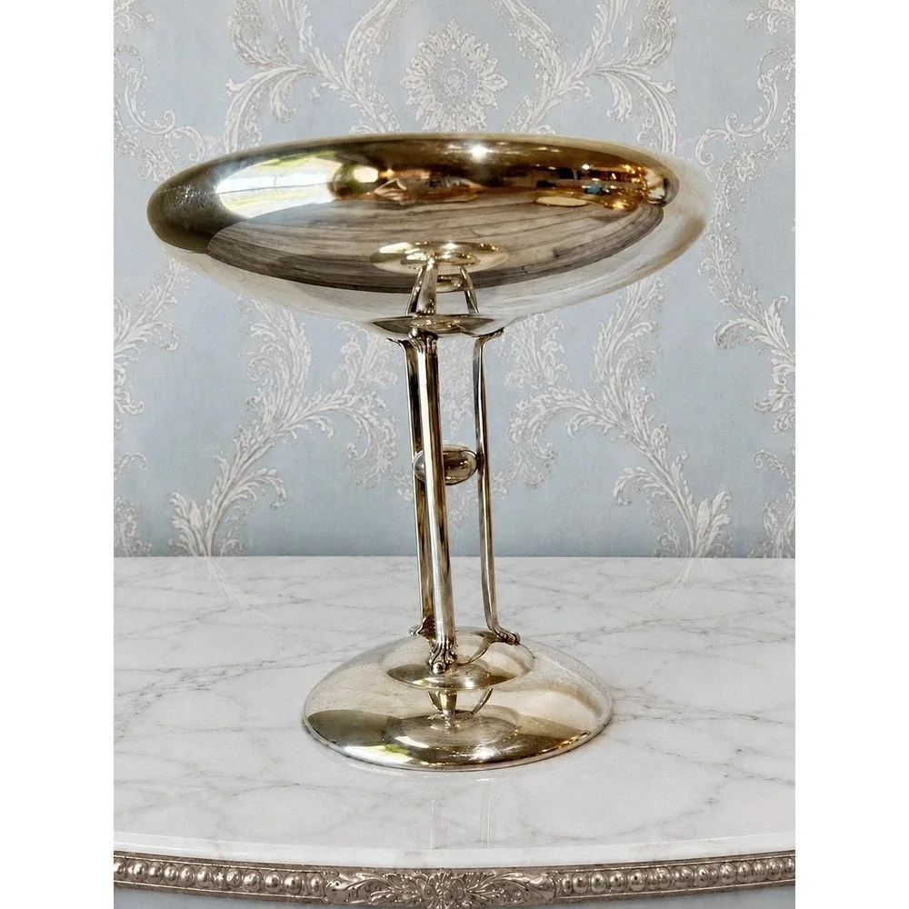 Vintage Imperial EPNS A1 Silver-Plated Pedestal Tazza Centerpiece Compote Bowl